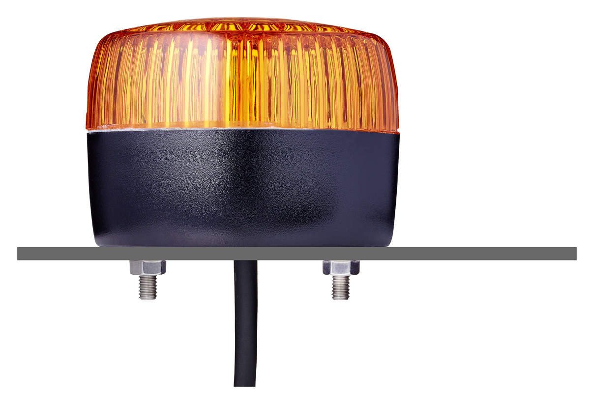 AUER Signal PCL Series Amber Multiple Effect Beacon, 230 V ac, 240 V ac, Surface Mount, LED Bulb, IP66, IP67