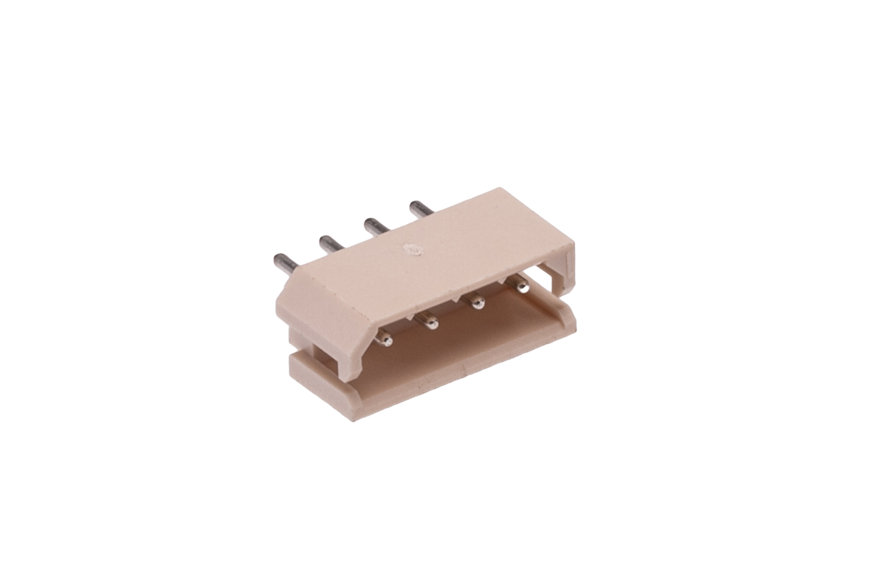 Molex SPOX Series Vertical Through Hole PCB Header, 4 Contact(s), 2.5 mm Pitch, 1 Row, Shrouded