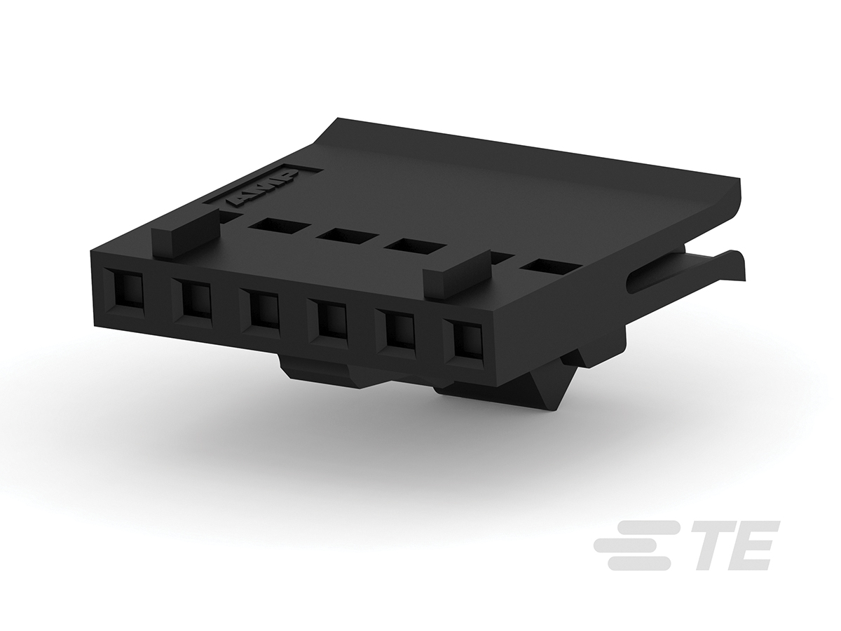 TE Connectivity, FFC Female PCB Connector Housing, 2.54mm Pitch, 6 Way, 1 Row