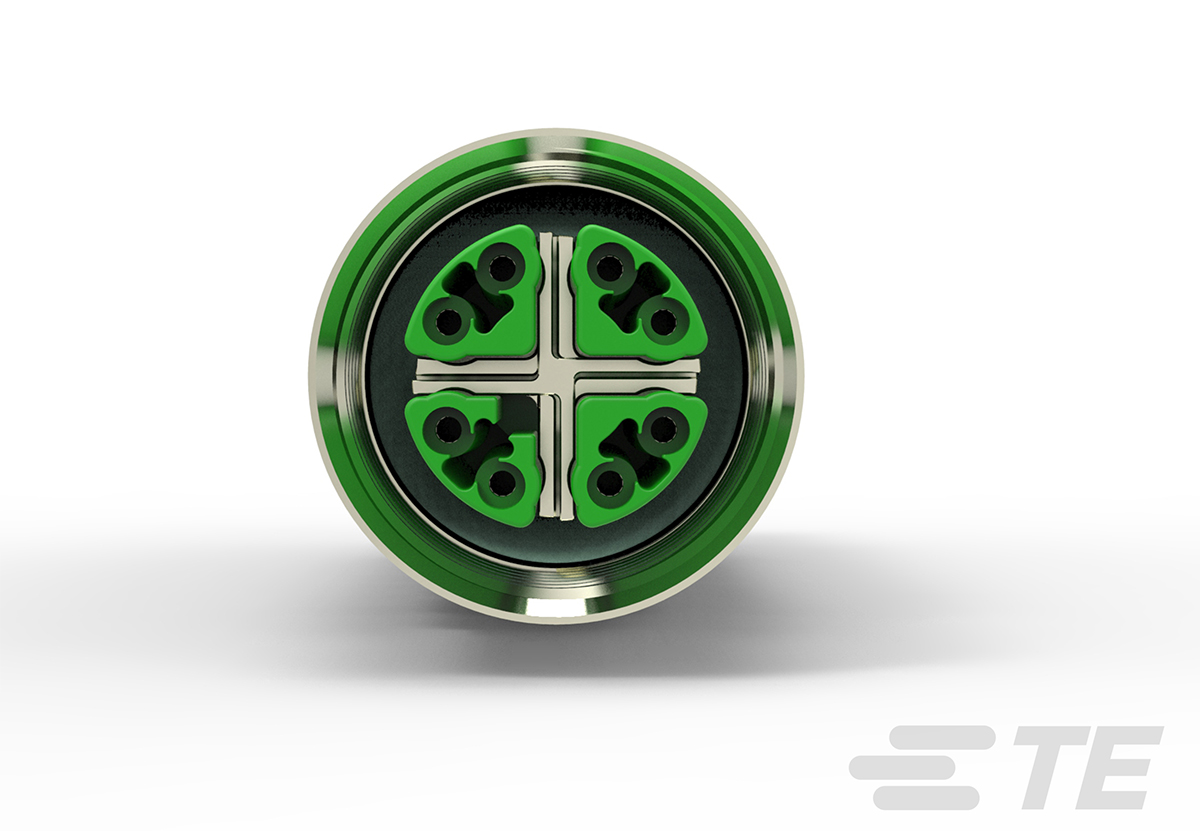 TE Connectivity Circular Connector, 8 Contacts, Cable, M12 Connector, Socket, Female, IP67, X-code Series