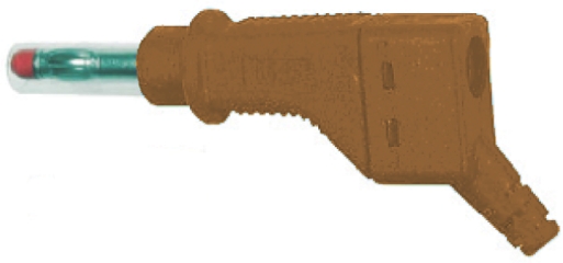 Staubli Brown Male Banana Plug, 4 mm Connector, Screw Termination, 32A, 600V, Nickel Plating