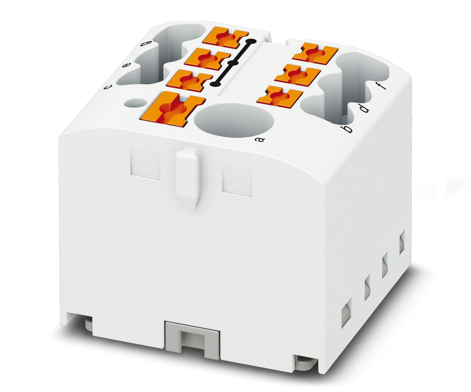 Phoenix Contact Distribution Block, 7 Way, 4mm², 24A, 450 V, White