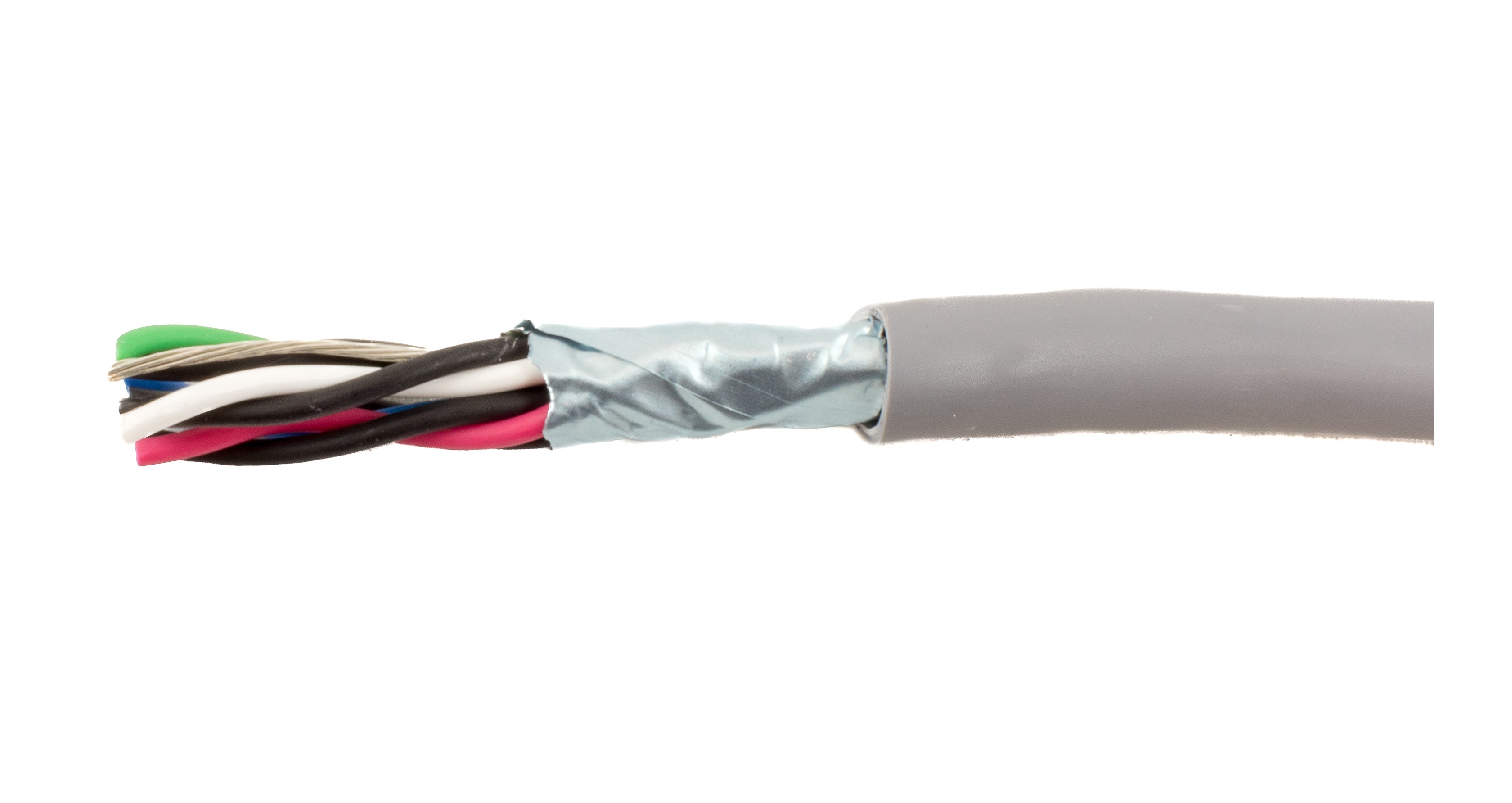 Alpha Wire Alpha Essentials LSZH Communication & Control Series Data Cable, 7 Pairs, 14 Cores, 0.22 mm², Screened, 24
