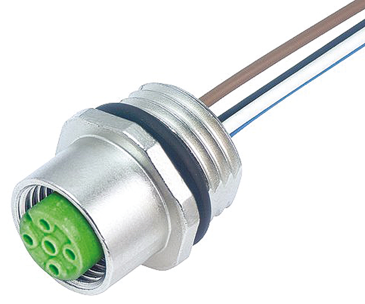 Murrelektronik Limited Circular Connector, 4 Contacts, Bulkhead Mount, M12 Connector, Socket, Female, IP65, IP67, 7000