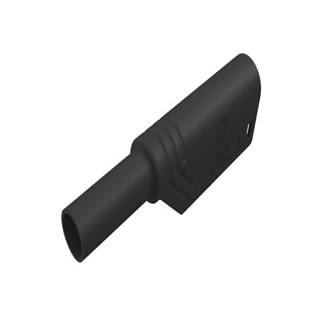 Hirschmann Test & Measurement Black Male Banana Connector, 4 mm Connector, Screw Termination, 24A, 1kV, Gold Plating