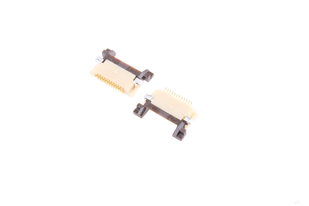 Hirose, FH12 0.5mm Pitch 12 Way Right Angle Female FPC Connector, ZIF Top Contact