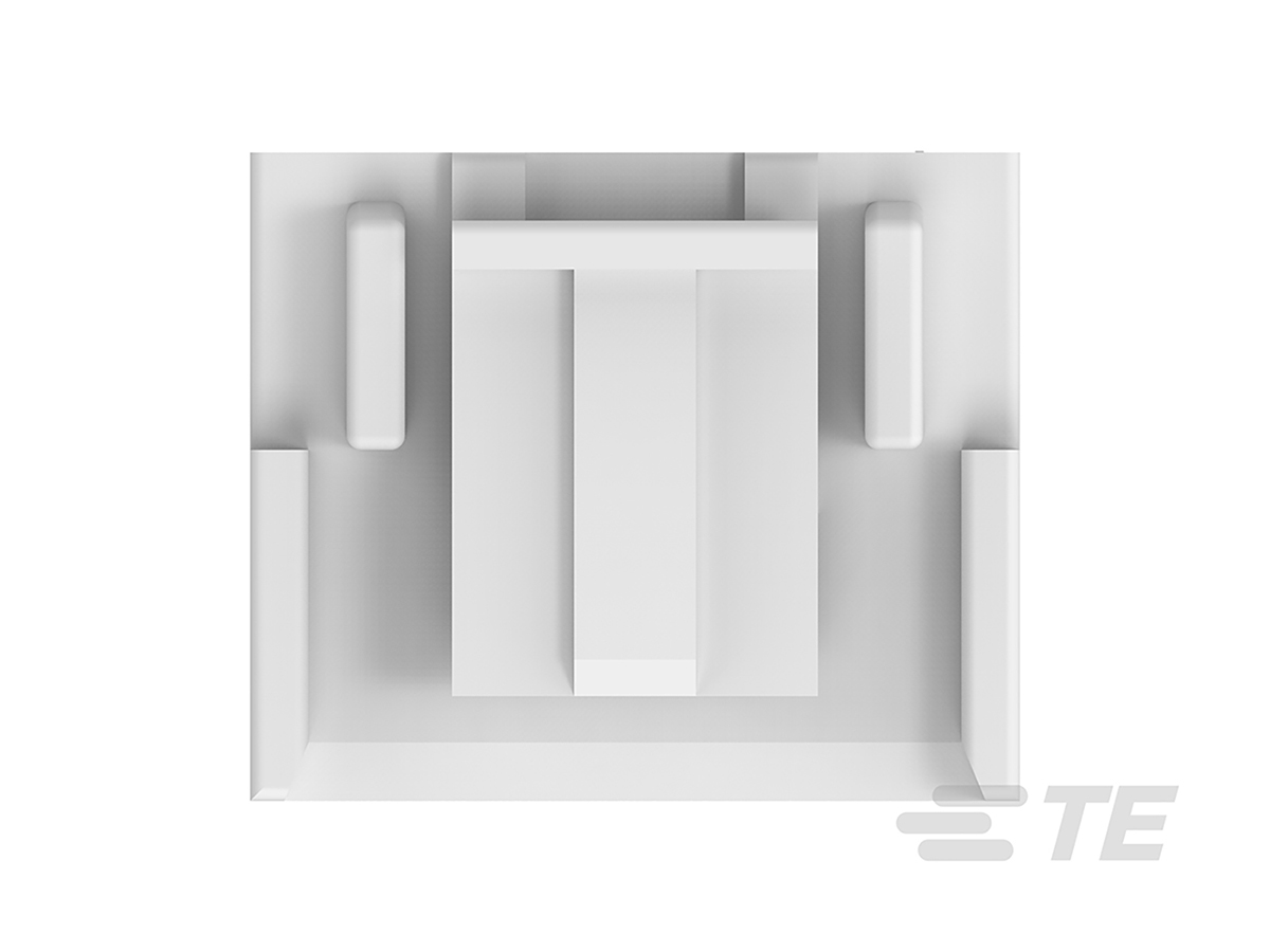 TE Connectivity, Economy Power Male PCB Connector Housing, 3.96mm Pitch, 4 Way, 1 Row