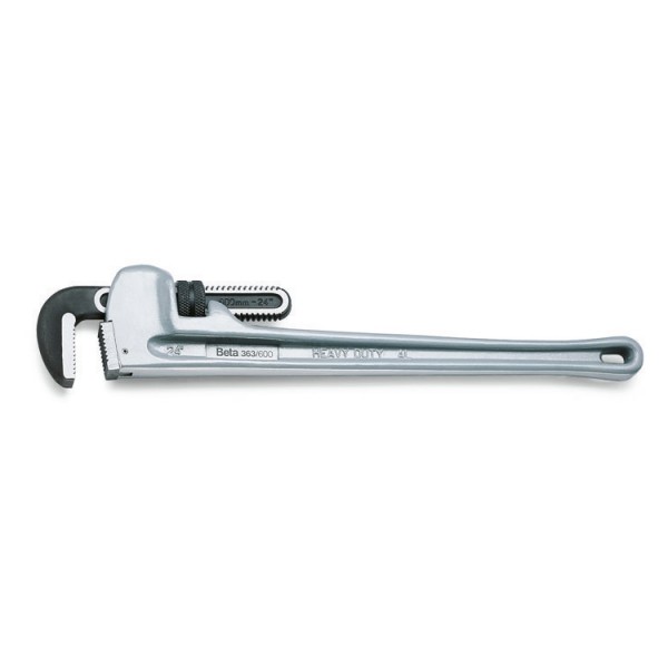 BETA Pipe Wrench, 600 mm Overall, 90mm Jaw Capacity, TPR Handle
