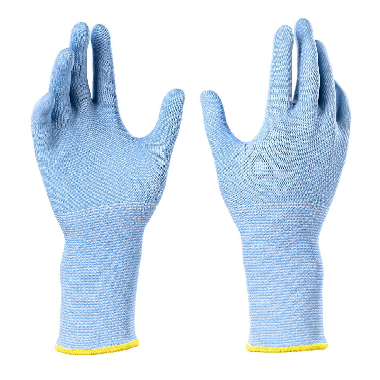 Unigloves Nitrex 244F Blue HPPE, Nylon, Spandex, Steel Puncture & Tear Resistant Gloves, Size L, Uncoated Coating