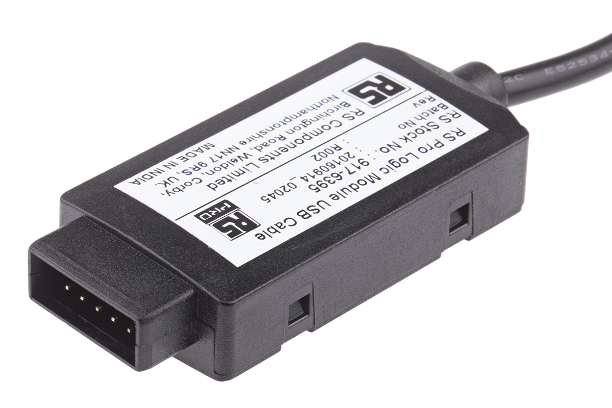 RS PRO USB Cable for Use with Logic Module