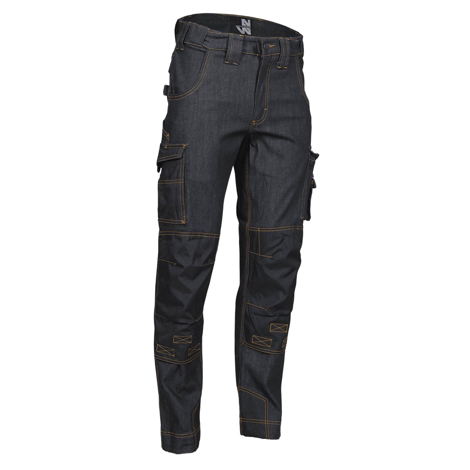 Nine worths DORNIER Men's Black 98% Cotton, 2% Elastane, Size 40 Waist Size 82 cm W 112cm L