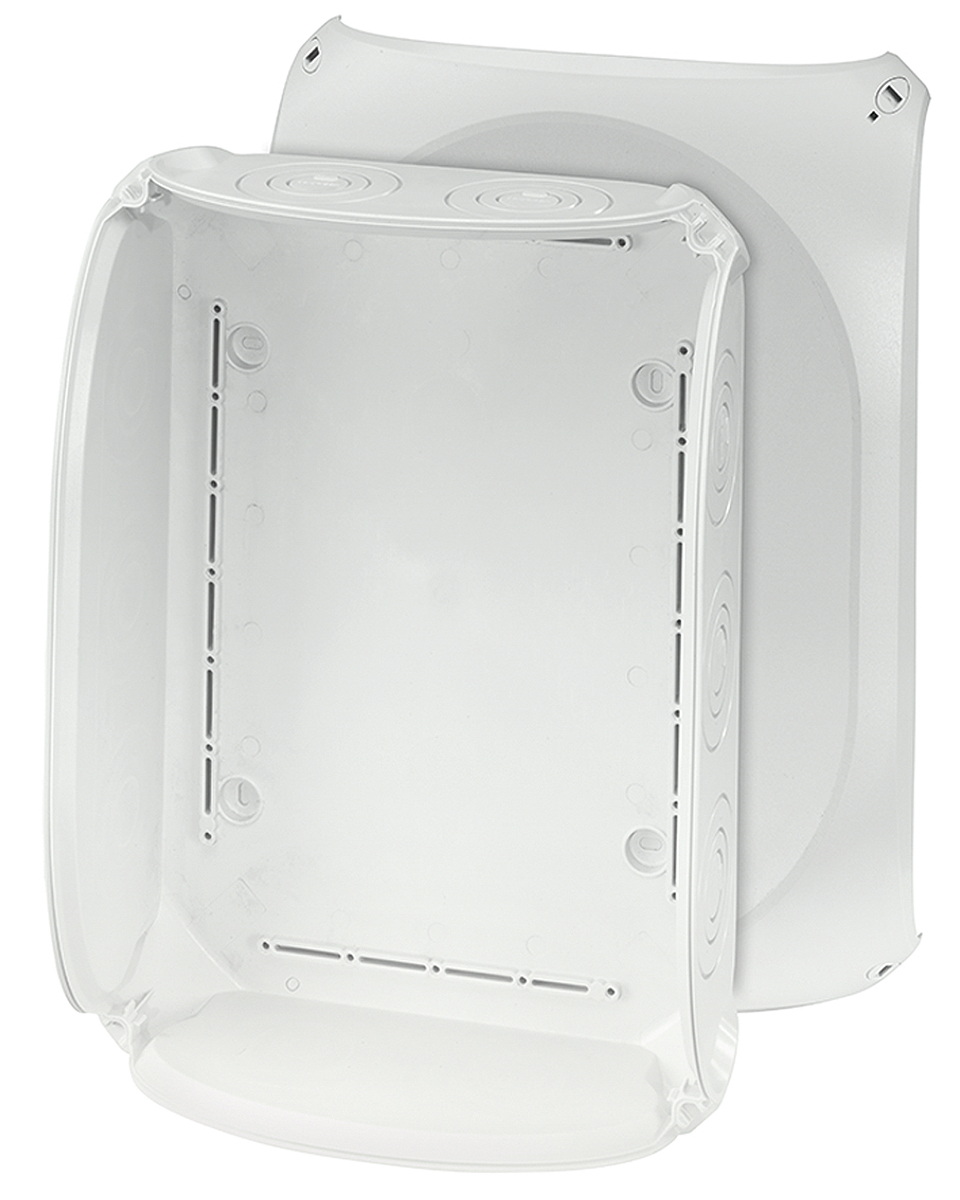 HENSEL Grey Polycarbonate Junction Box, IP66, 255 x 122 x 355mm