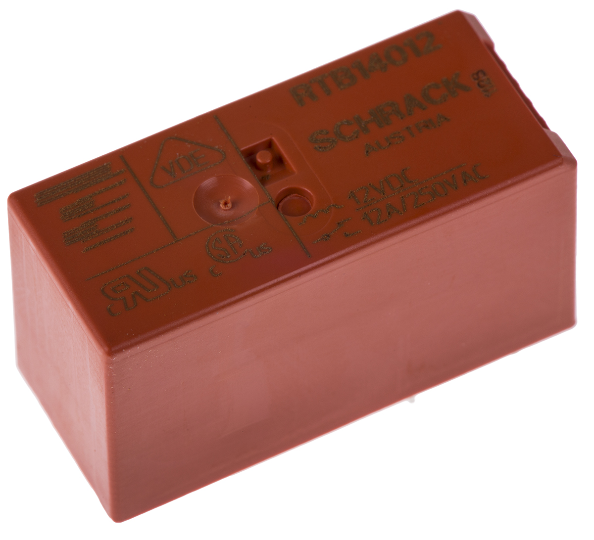 TE Connectivity PCB Mount Power Relay, 12V dc Coil, 12A Switching Current, SPDT
