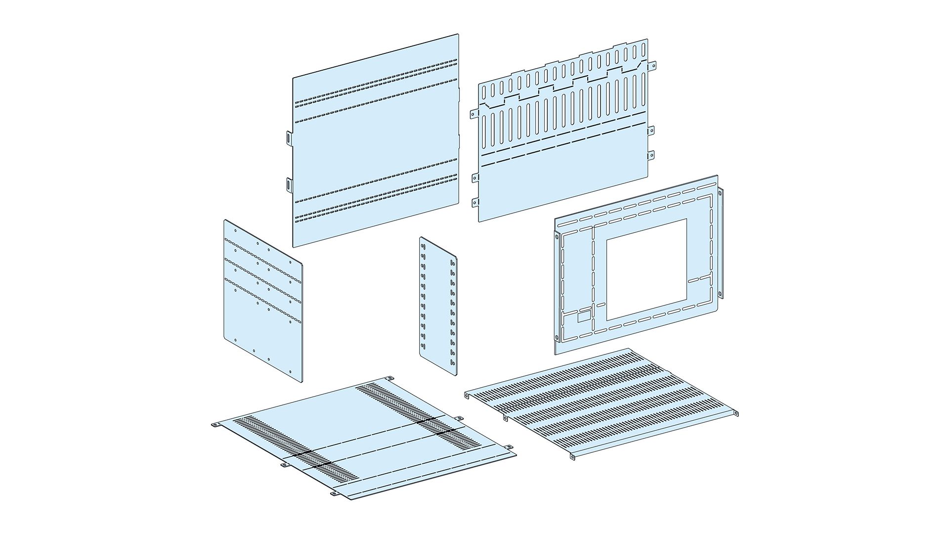 Schneider Electric PrismaSeT P Series Cover for Use with PrismaSeT P Framework, 300 x 575mm