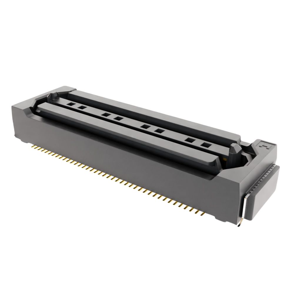 HARWIN FLECTO Series Vertical Surface PCB Header, 80 Contact(s), 0.635 mm Pitch, 2 Row, Shrouded