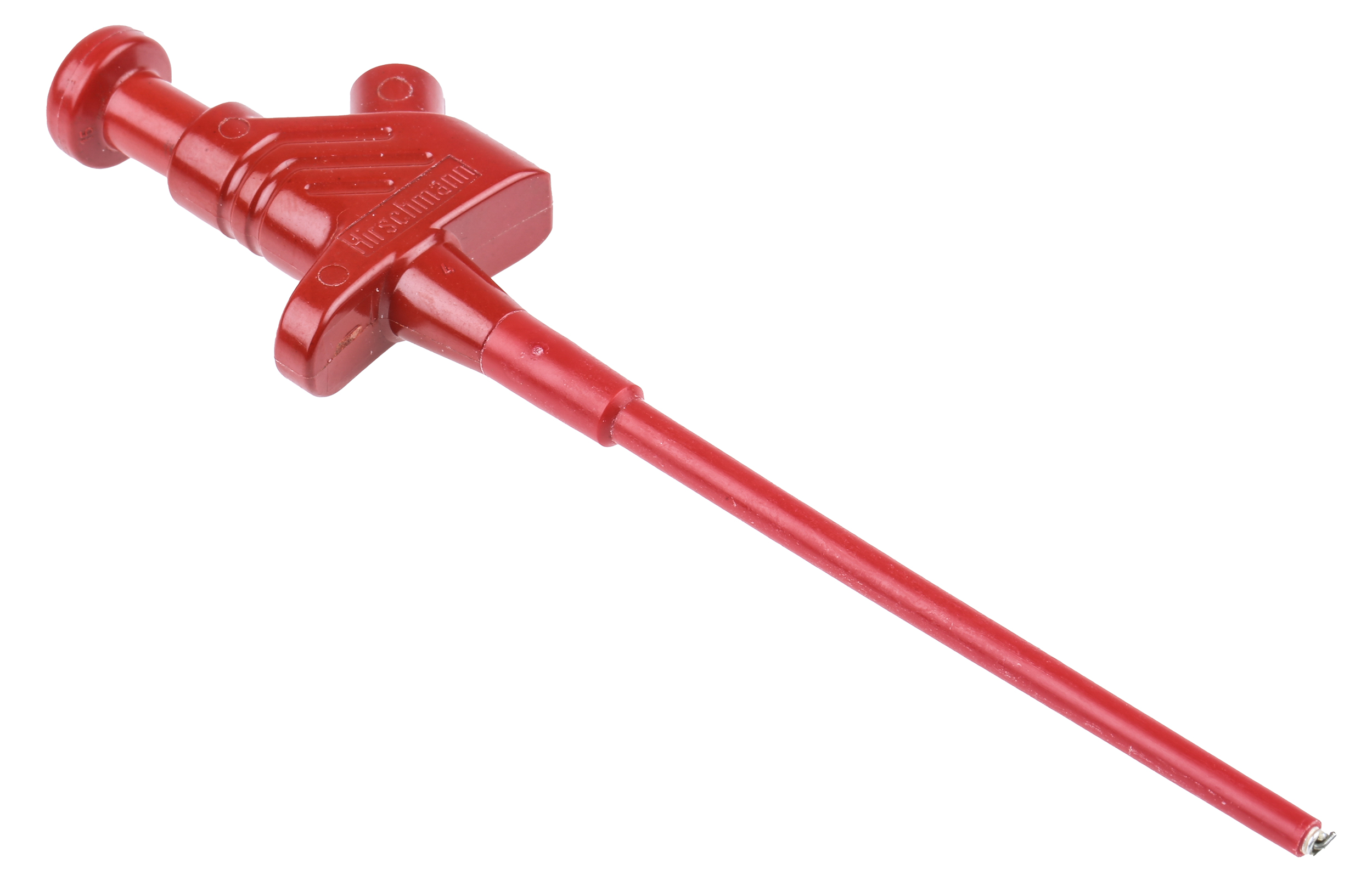 Hirschmann Test & Measurement Red Grabber Clip with Pincers, 4A, 60V, 4mm Socket