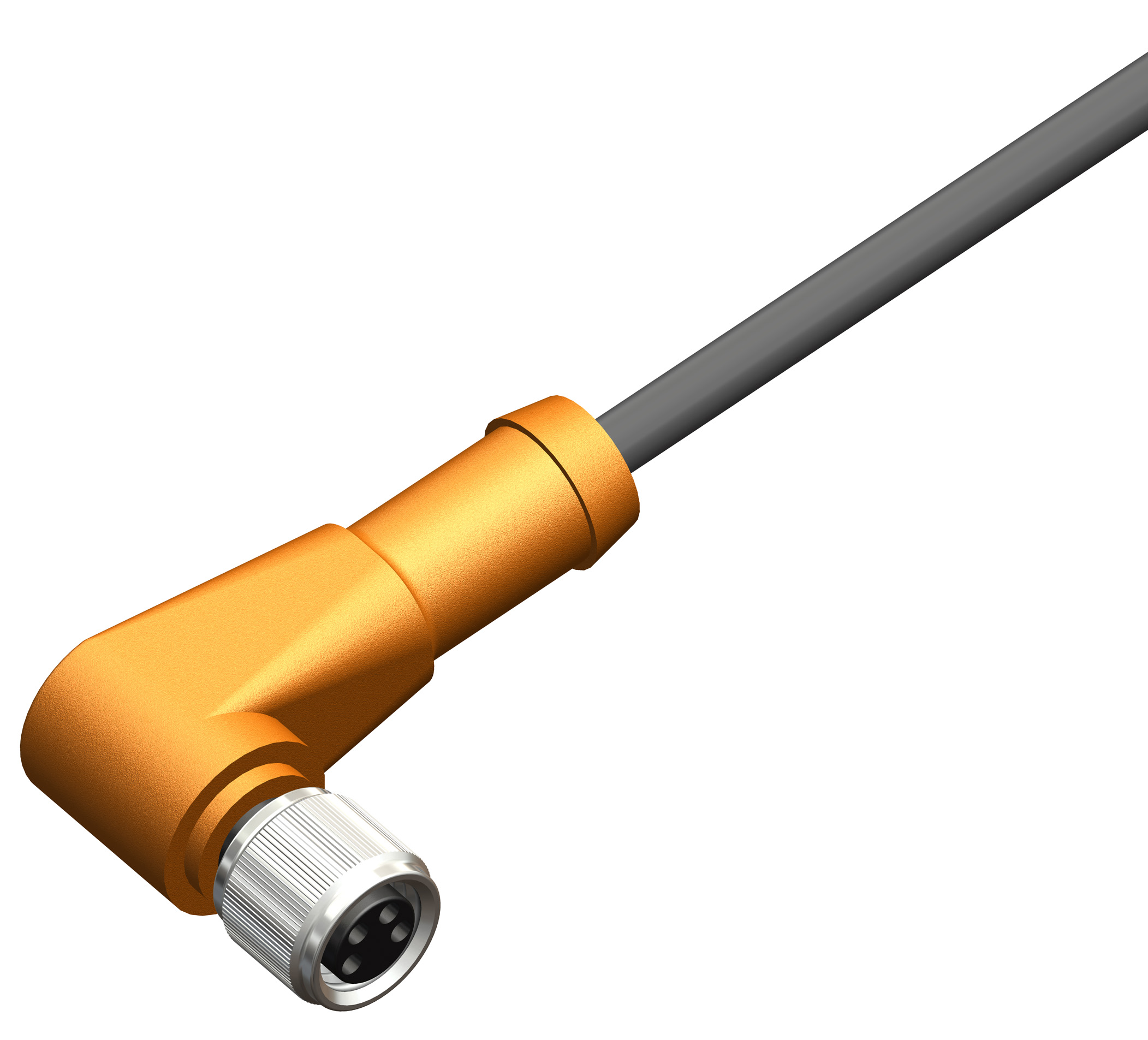 RS PRO Female 4 way M12 to Free End Sensor Actuator Cable, 10 m