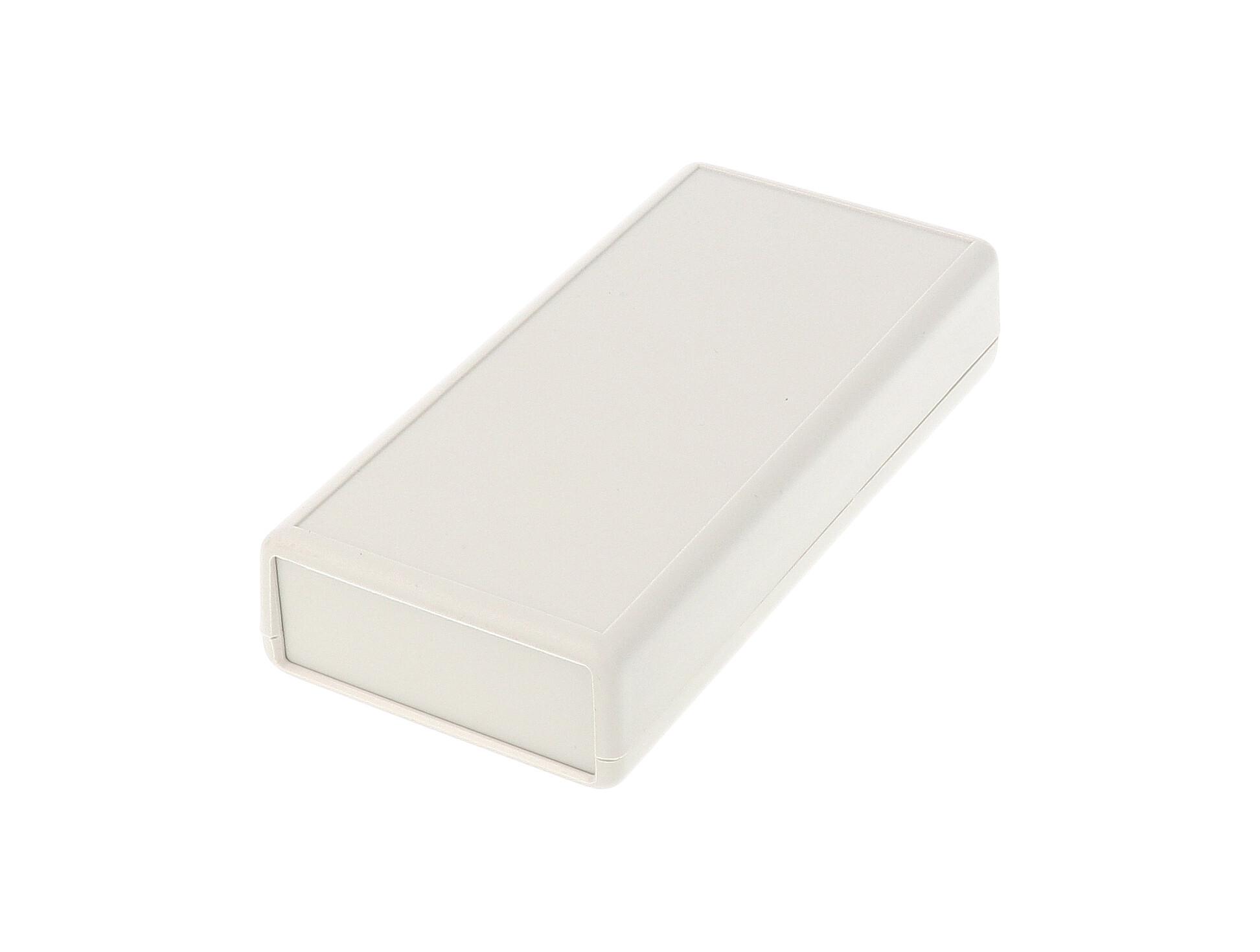 Hammond 1593 Series Grey ABS Handheld Enclosure, Integral Battery Compartment, IP54, 140 x 66 x 28mm