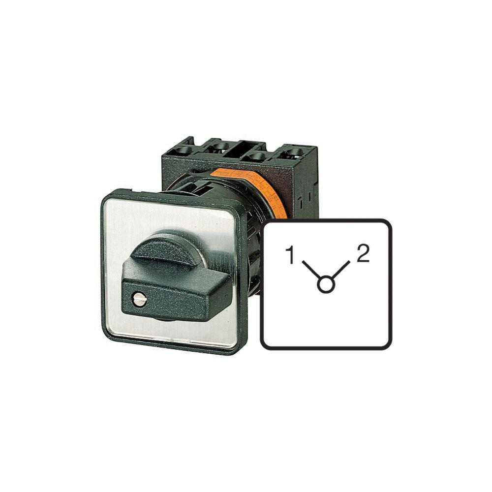 Eaton, 4P 2 Position 90° Changeover Cam Switch, 690V (Volts), 20A, Short Thumb Grip Actuator