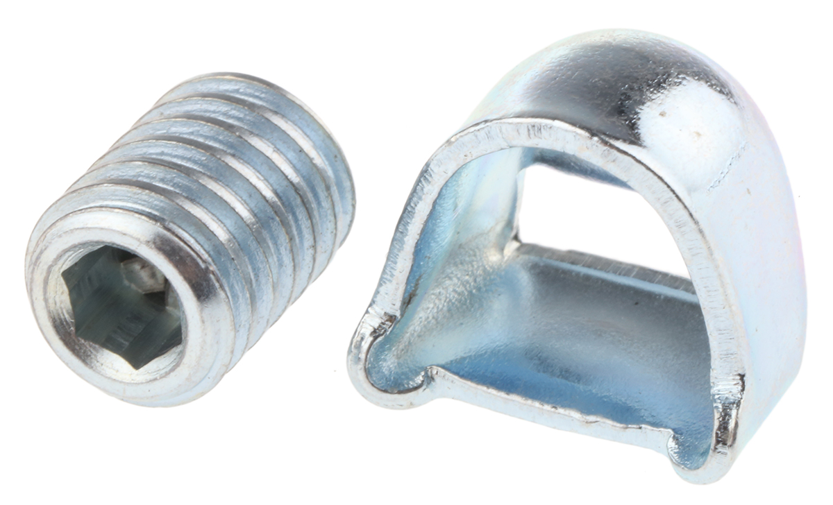 Jubilee Zinc-Plated Mild Steel Allen Screw Housing, Screw, 11mm Band Width