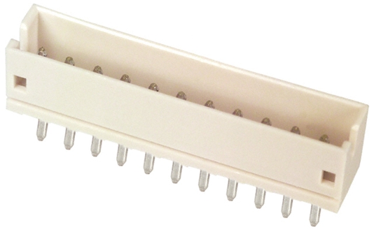 JST ZH Series Top Entry Through Hole PCB Header, 11 Contact(s), 1.5 mm Pitch, 1 Row, Shrouded