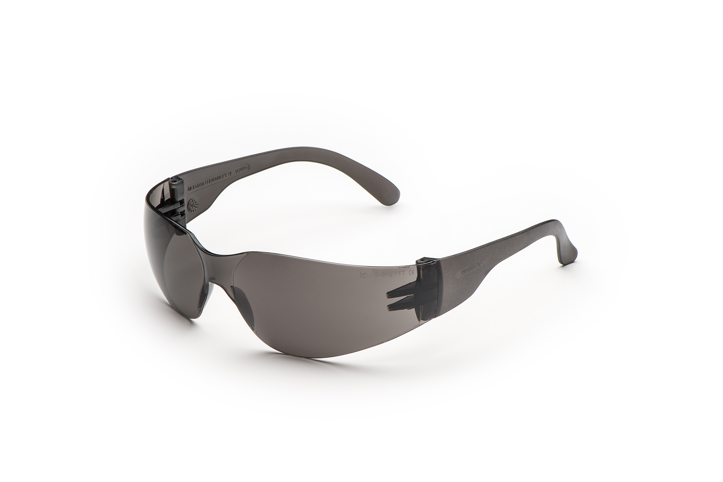 Univet 568 UV Safety Glasses, Grey Polycarbonate Lens
