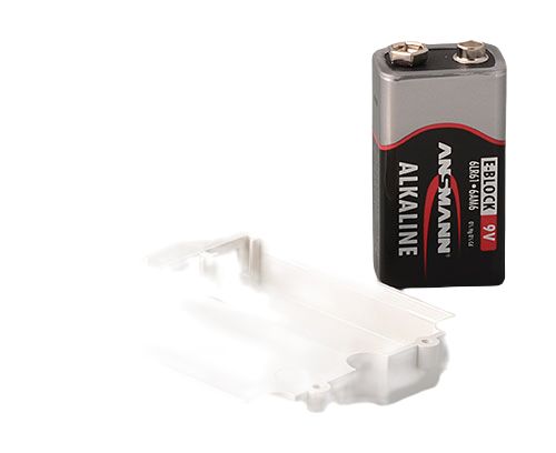 OKW A91 Series Off White ABS Hand Held Case, Integral Battery Compartment, 120 x 65 x 40mm