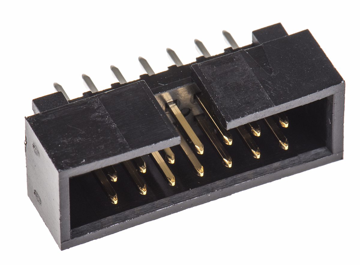 Molex C-Grid Series Vertical Through Hole PCB Header, 14 Contact(s), 2.54 mm Pitch, 2 Row, Shrouded