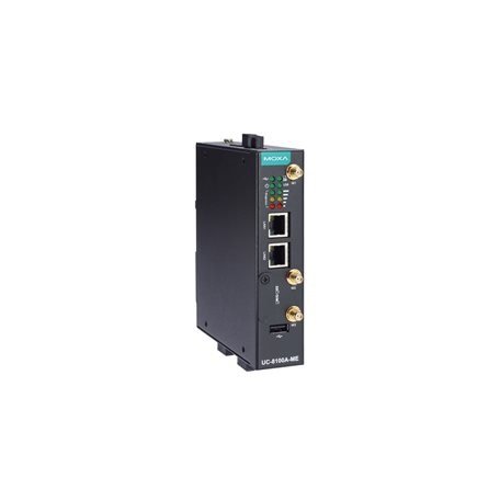 MOXA UC-8100A-ME-T, Industrial Computer, 6W, ARM Cortex 1 GHz, 8000 MB, 1 Linux