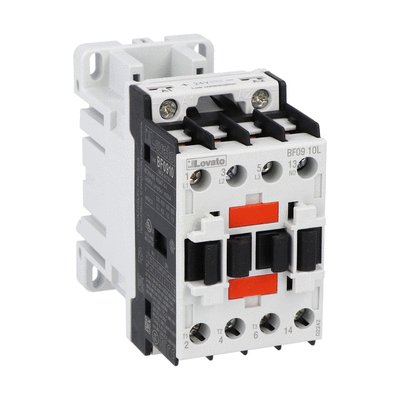 Lovato BF BF09 Contactor, 48 V dc Coil, 3-Pole, 9 A, 4.8 kW, 1NO, 440 V