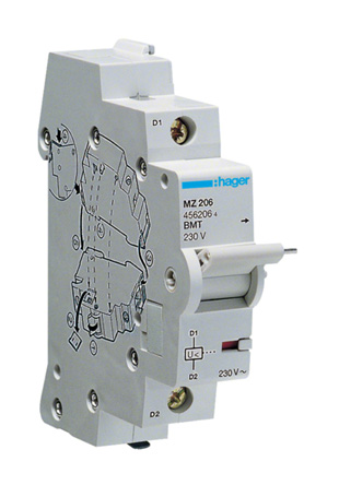 Hager Under Voltage Release, DIN Rail Mount MZ