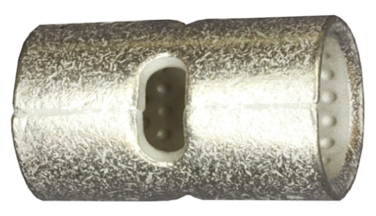 TE Connectivity, SOLISTRAND Butt Wire Splice Connector, Uninsulated, Tin 0000 AWG