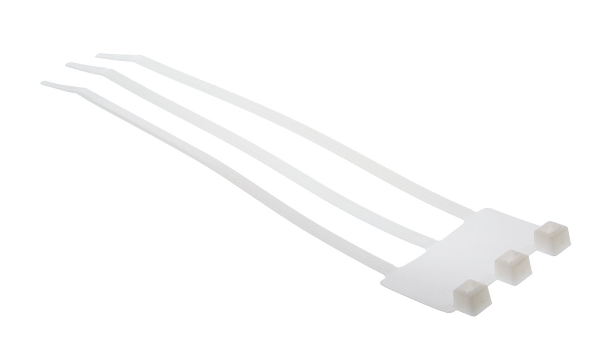HellermannTyton Cable Tie, 203.2mm x 4.7 mm, Natural Polyamide 6.6 (PA66), Pk-100