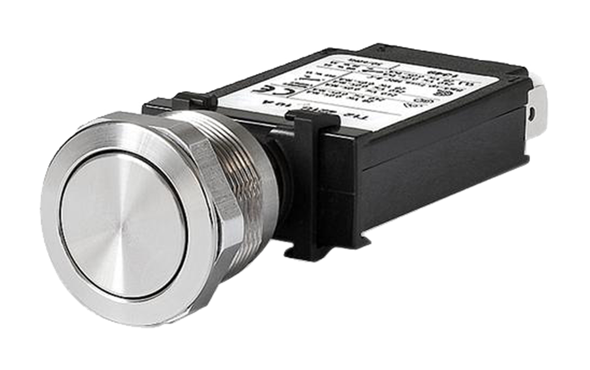 Schurter Thermal Circuit Breaker - T12  Single Pole 28 V dc, 240V ac Voltage Rating Panel Mount, 10A Current Rating
