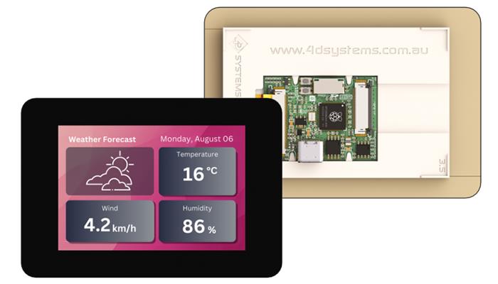 4D Systems gen4-RP2350-35CT-CLB TFT TFT LCD Display / Touch Screen, 3.5in HVGA, 320 x 480pixels