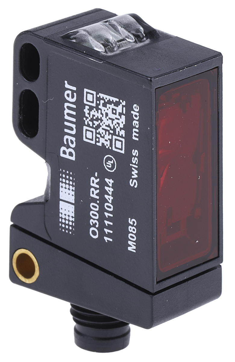 Baumer Retroreflective Photoelectric Sensor, Block Sensor, 0 → 4 m Detection Range