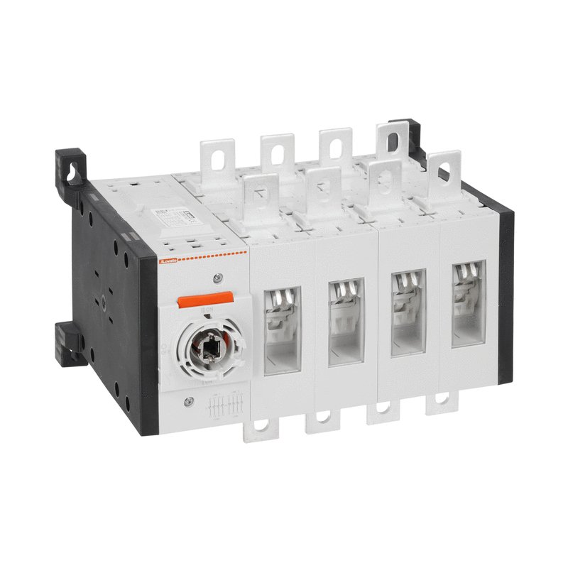 Lovato 4P Pole Screw Mount Changeover Switch - 400A Maximum Current, 400kW Power Rating