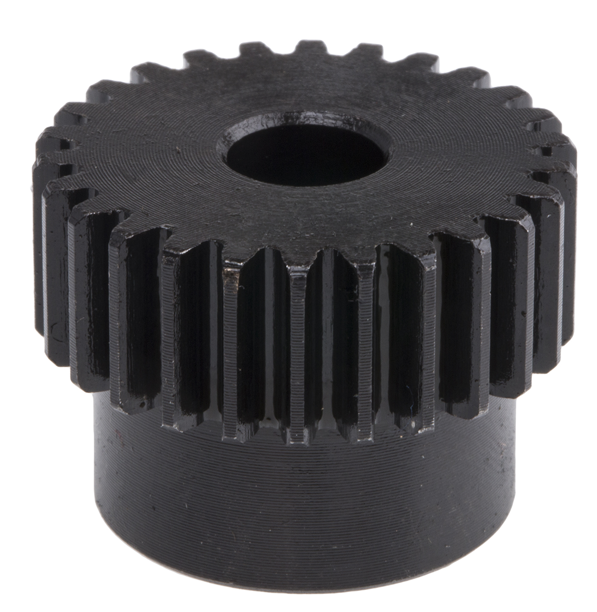 RS PRO Steel 26 Teeth Spur Gear, 1 Module, 8mm Bore Diam, 26mm Pitch Diam, 22mm Hub Diam