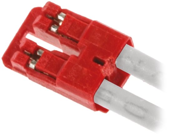 Hirose DF61 Series Right Angle Cable Mount Housing, 2-Contact, 1-Row, 2.2mm Pitch, Crimp Termination