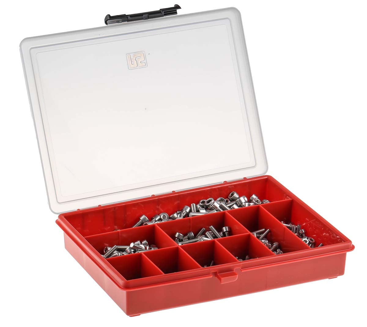 RS PRO Stainless Steel 545 Piece Hex Socket Drive Screw/Bolt Kit
