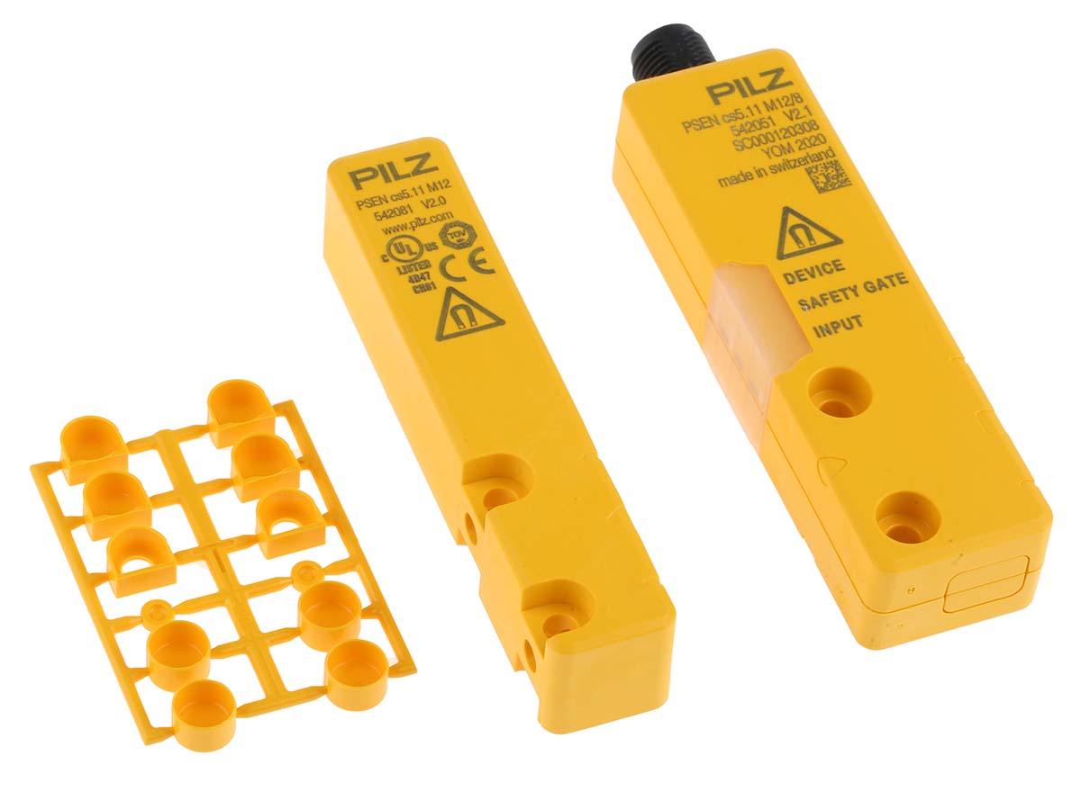Pilz Transponder Non-Contact Safety Switch, 24V dc, Plastic Housing, M12