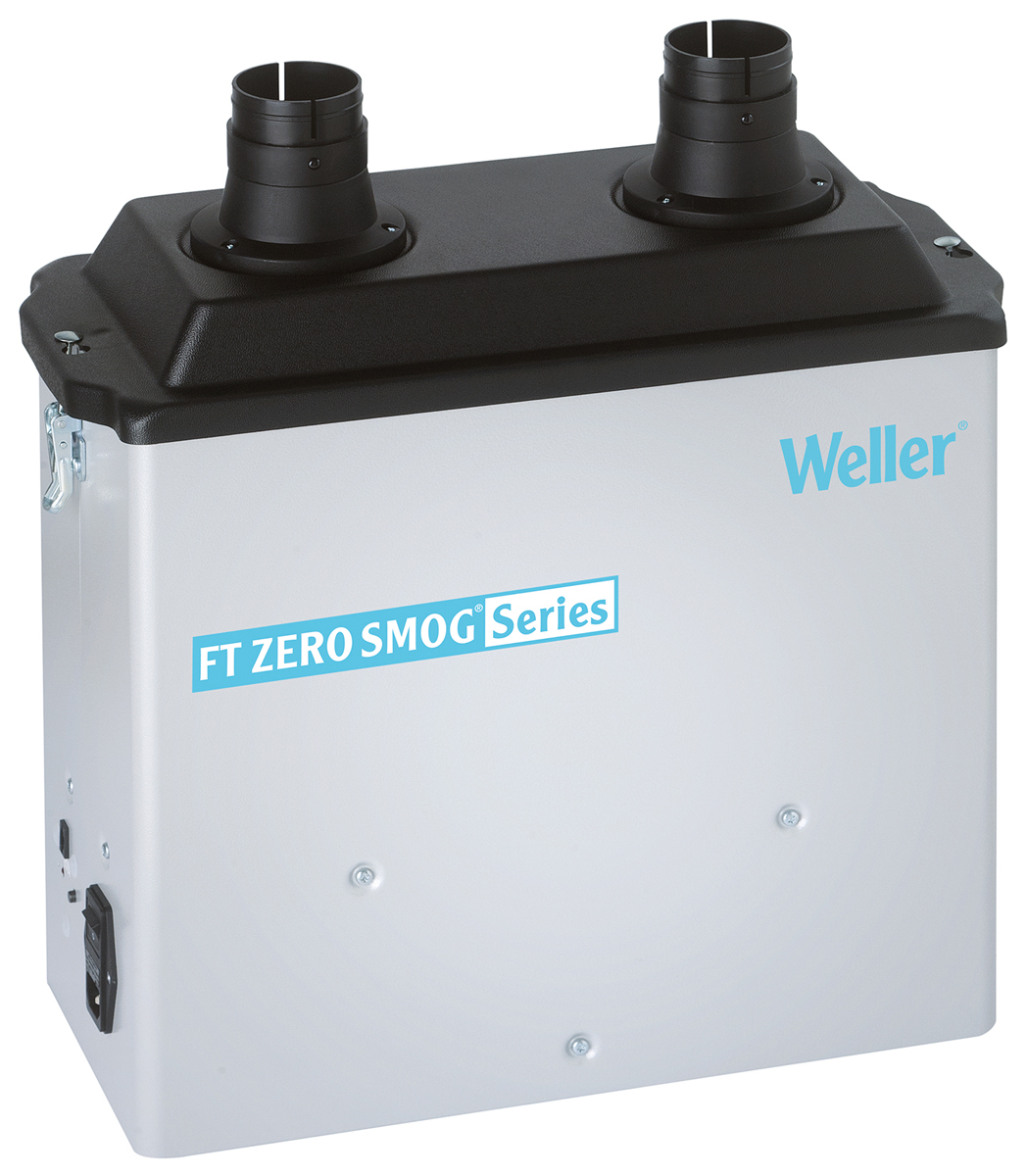 Weller MG130, 230V Solder Fume Extractor, Gases, Solvents, Welding Fumes, 100W, Type F - Schuko plug, Type G - British