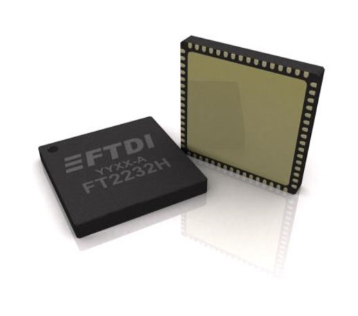 FTDI Chip FT2232HQ-REEL, USB Controller, 12Mbps, 3.3 V, 64-Pin QFN