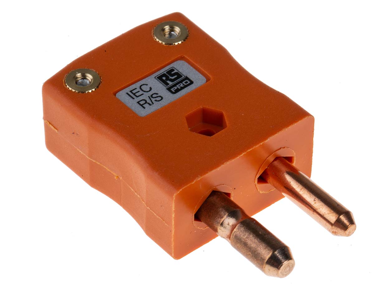 RS PRO Standard Thermocouple Connector for Use with Type R/S Thermocouple, 6mm Probe, IEC, RoHS Compliant Standard