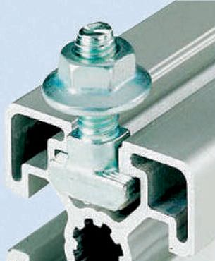 Bosch Rexroth M8 T-Head Bolt, Connecting Component, Strut Profile 40 mm, 45 mm, 50 mm, 60 mm, Groove Size 10mm