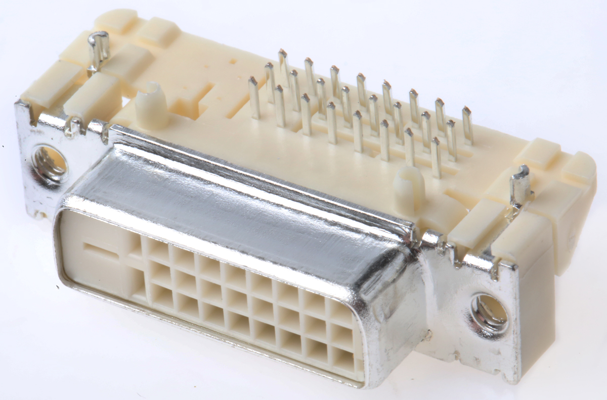 Molex MicroCross 74320 24 Way Right Angle Through Hole D-sub Connector Socket, 1.91mm Pitch