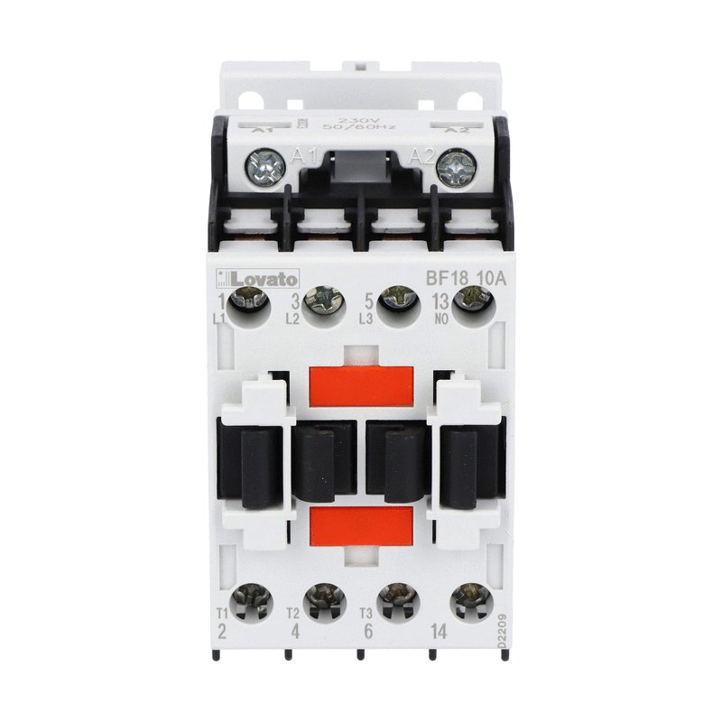 Lovato BF 3 Pole Contactor, 3NO, 18 A, 9 kW, 230 V ac Coil