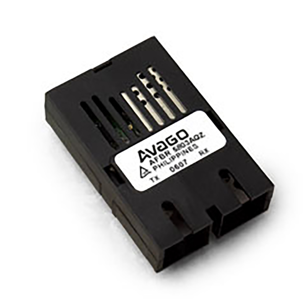 Broadcom AFBR-5803ATQZ Fibre Optic Transceiver, ST Connector, 125Mbit/s, 1380nm 1380nm 9-Pin SIP