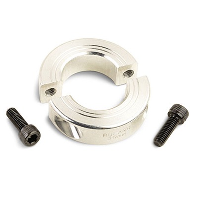 Ruland Shaft Collar, Two Piece, Clamp, Bore 32mm, OD 54mm, W 15mm, Aluminium