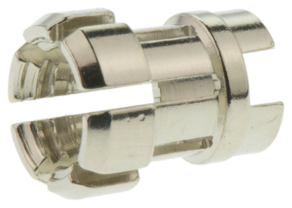 LEMO 0B Silver Brass Cable Grommet for 3.3 → 4.2mm Cable Dia. FGG.0B.742.DN